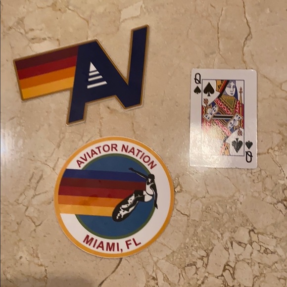 AVIATOR NATION STICKERS 🛍🤍 miami florida - Picture 2 of 3